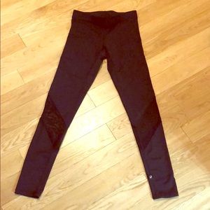 Black Terez mesh inset leggings. Size XS.